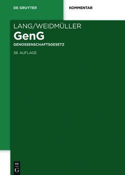 Lang/Weidmüller Genossenschaftsgesetz von Holthaus,  Jan, Lang,  Johann, Lehnhoff,  Dirk, Weidmüller,  Ludwig