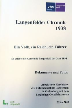 Langenfelder Chronik 1938 von Schmitz,  Günter