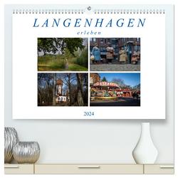 Langenhagen erleben (hochwertiger Premium Wandkalender 2024 DIN A2 quer), Kunstdruck in Hochglanz von SchnelleWelten,  SchnelleWelten