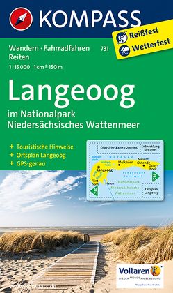 Langeoog im Nationalpark Niedersächsisches Wattenmeer von KOMPASS-Karten GmbH