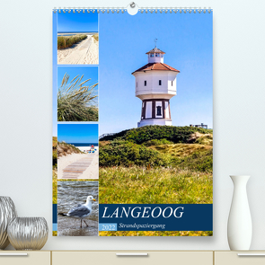 LANGEOOG Strandspaziergang (Premium, hochwertiger DIN A2 Wandkalender 2022, Kunstdruck in Hochglanz) von Dreegmeyer,  Andrea