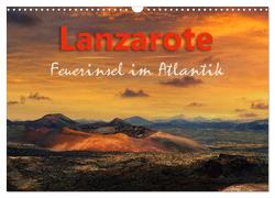 Lanzarote Feuerinsel im Atlantik (Wandkalender 2024 DIN A3 quer), CALVENDO Monatskalender von Rucker,  Michael