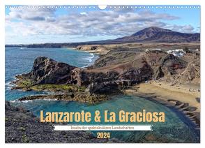 Lanzarote & La Graciosa – Inseln der spektakulären Landschaften (Wandkalender 2024 DIN A3 quer), CALVENDO Monatskalender von Balan,  Peter