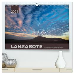LANZAROTE Vulkanische Landschaften (hochwertiger Premium Wandkalender 2024 DIN A2 quer), Kunstdruck in Hochglanz von Koch,  Lucyna