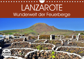 Lanzarote. Wunderwelt der Feuerberge (Wandkalender 2022 DIN A4 quer) von Heußlein,  Jutta