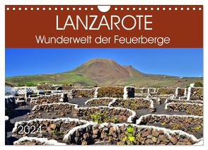 Lanzarote. Wunderwelt der Feuerberge (Wandkalender 2024 DIN A4 quer), CALVENDO Monatskalender von Heußlein,  Jutta
