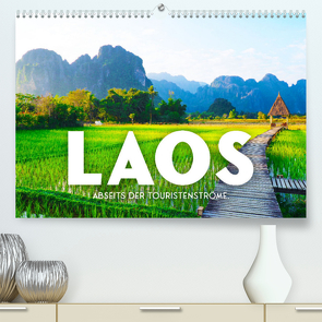 Laos – Abseits der Touristenströme. (Premium, hochwertiger DIN A2 Wandkalender 2023, Kunstdruck in Hochglanz) von SF