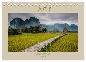 Laos – eine Bildreise (Tischkalender 2024 DIN A5 quer), CALVENDO Monatskalender von Rost,  Sebastian