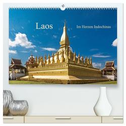 Laos – Im Herzen Indochinas (hochwertiger Premium Wandkalender 2024 DIN A2 quer), Kunstdruck in Hochglanz von Müller,  Harry