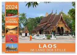 LAOS – Im Land der Stille (Wandkalender 2024 DIN A3 quer), CALVENDO Monatskalender von VISUAL,  Globe