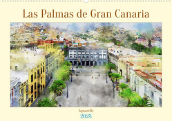 Las Palmas de Gran Canaria – Aquarelle (Wandkalender 2023 DIN A2 quer) von Frost,  Anja