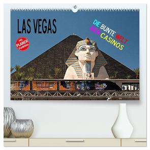Las Vegas – Die bunte Welt der Casinos (hochwertiger Premium Wandkalender 2024 DIN A2 quer), Kunstdruck in Hochglanz von Hallweger,  Christian