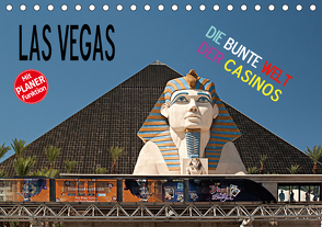 Las Vegas – Die bunte Welt der Casinos (Tischkalender 2021 DIN A5 quer) von Hallweger,  Christian