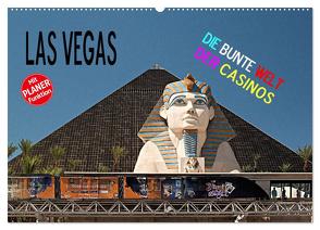 Las Vegas – Die bunte Welt der Casinos (Wandkalender 2024 DIN A2 quer), CALVENDO Monatskalender von Hallweger,  Christian
