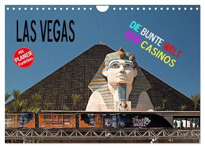 Las Vegas – Die bunte Welt der Casinos (Wandkalender 2024 DIN A4 quer), CALVENDO Monatskalender von Hallweger,  Christian