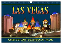 Las Vegas, Stadt der wahr gewordenen Träume (Wandkalender 2024 DIN A3 quer), CALVENDO Monatskalender von Bilkova,  Helena