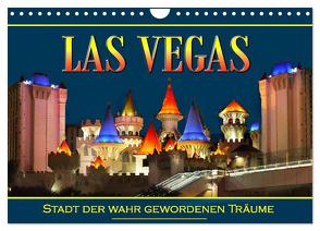 Las Vegas, Stadt der wahr gewordenen Träume (Wandkalender 2024 DIN A4 quer), CALVENDO Monatskalender von Bilkova,  Helena