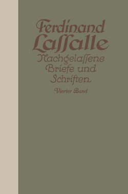 Lassalles Briefwechsel mit Gräfin Sophie von Hatƶfeldt von Lassalle,  Ferdinand, Mayer,  Gustav