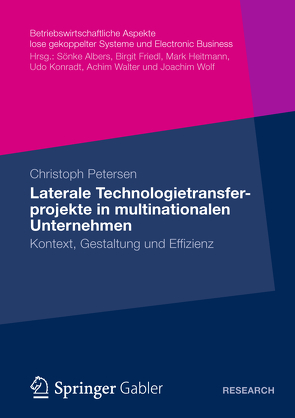 Laterale Technologietransferprojekte in multinationalen Unternehmen von Petersen,  Christoph