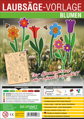 Laubsägevorlage Blumen von Schulze Media GmbH