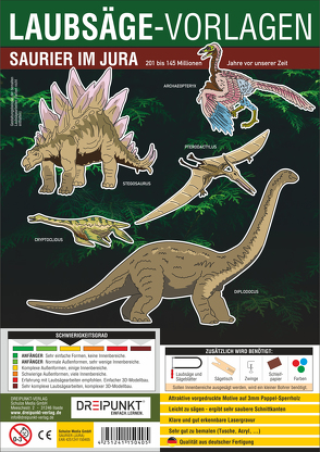 Laubsägevorlage Saurier im Jura von Schulze Media GmbH
