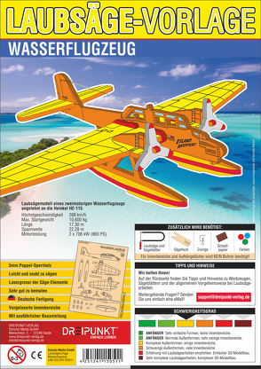 Laubsägevorlage Wasserflugzeug von Schulze Media GmbH