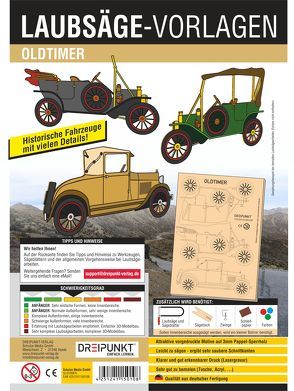 Laubsägevorlagen Oldtimer von Schulze Media GmbH