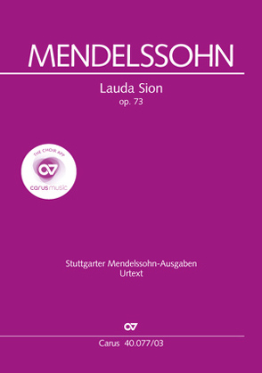Lauda Sion (Klavierauszug) von Mendelssohn Bartholdy,  Felix