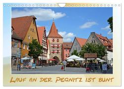 Lauf an der Pegnitz ist bunt (Wandkalender 2024 DIN A4 quer), CALVENDO Monatskalender von Hübner,  Katrin