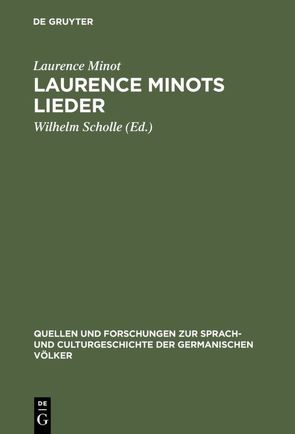 Laurence Minots Lieder von Minot,  Laurence, Scholle,  Wilhelm