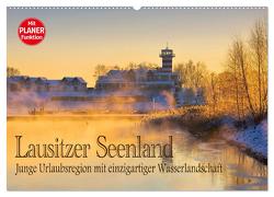 Lausitzer Seenland – Junge Urlaubsregion mit einzigartiger Wasserlandschaft (Wandkalender 2024 DIN A2 quer), CALVENDO Monatskalender von LianeM,  LianeM