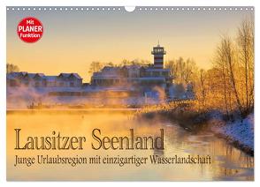 Lausitzer Seenland – Junge Urlaubsregion mit einzigartiger Wasserlandschaft (Wandkalender 2024 DIN A3 quer), CALVENDO Monatskalender von LianeM,  LianeM