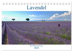 Lavendel. Der Duft der Provence (Tischkalender 2024 DIN A5 quer), CALVENDO Monatskalender von Werner,  Reinhard
