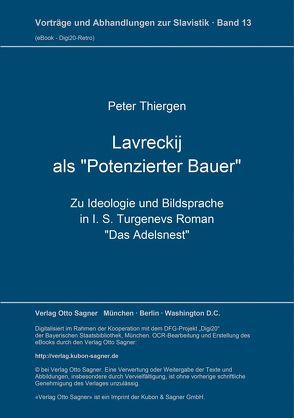 Lavreckij als „Potenzierter Bauer“ von Thiergen,  Peter