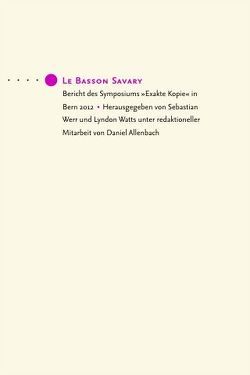 Le Basson Savary von Allenbach,  Daniel, Watts,  Lyndon, Werr,  Sebastian
