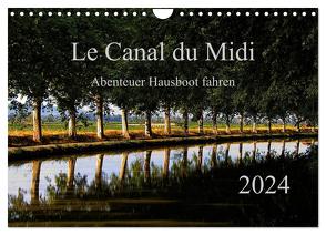 Le Canal du Midi (Wandkalender 2024 DIN A4 quer), CALVENDO Monatskalender von Steenblock,  Ewald