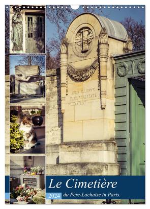 Le Cimetière du Père-Lachaise in Paris (Wandkalender 2024 DIN A3 hoch), CALVENDO Monatskalender von Creutzburg,  Jürgen