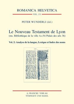 Le Nouveau Testament occitan de Lyon von Wunderli,  Peter