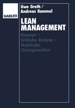 Lean Management von Groth,  Uwe, Kammel,  Andreas
