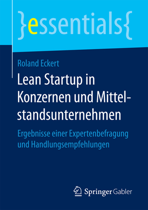 Lean Startup in Konzernen und Mittelstandsunternehmen von Eckert,  Roland