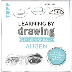 Learning by Drawing – Der Mitmachblock: Augen von Lesk,  Georg