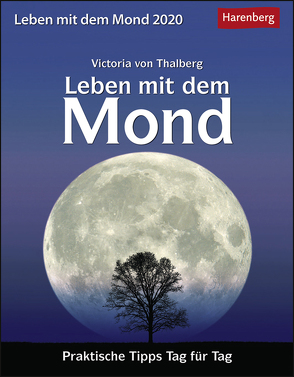 Leben mit dem Mond Kalender 2020 von Harenberg, Thalberg,  Victoria von