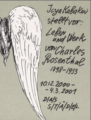 Leben und Werk von Charles Rosenthal (1898-1933) von Kabakov,  Ilya