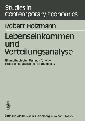 Lebenseinkommen und Verteilungsanalyse von Holzmann,  R.