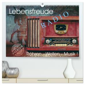 Lebensfreude Radio (hochwertiger Premium Wandkalender 2024 DIN A2 quer), Kunstdruck in Hochglanz von von Laar am Rhein,  Herzog