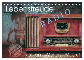 Lebensfreude Radio (Tischkalender 2024 DIN A5 quer), CALVENDO Monatskalender von von Laar am Rhein,  Herzog