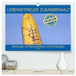 Lebensfreude Zusammenhalt (hochwertiger Premium Wandkalender 2024 DIN A2 quer), Kunstdruck in Hochglanz von Voßen - Herzog von Laar am Rhein,  W.W.
