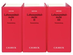 Lebensmittelrecht von Meyer,  Alfred Hagen