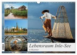 Lebensraum Inle-See in Myanmar (Wandkalender 2024 DIN A3 quer), CALVENDO Monatskalender von Berlin,  Annemarie