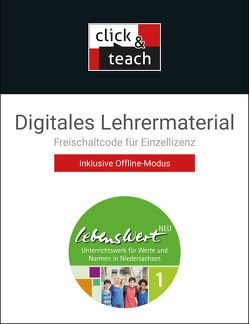 LebensWert – neu / LebensWert click & teach 1 Box – neu von Perraut-Wendland,  Stefanie, Peters,  Joerg, Peters,  Martina, Rolf,  Bernd